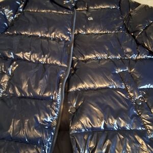 Calvin Klein  Blue Puffer Jacket Brand New